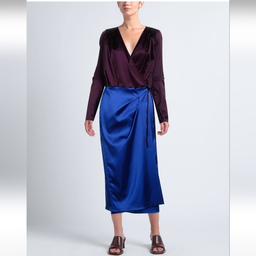 Attico color block dress size 8(IT44) BNWT